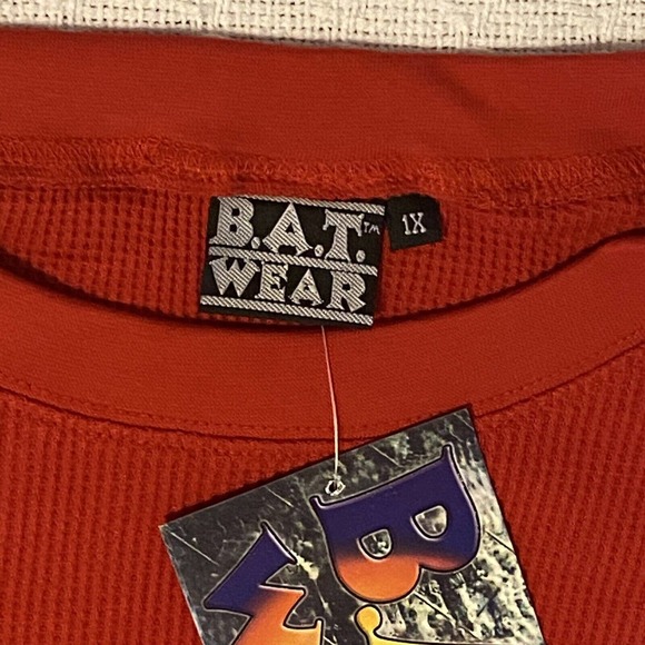 Thermal Waffle Knit Shirt Men’s Size XL B.A.T. Wear Long Sleeve - Picture 3 of 13